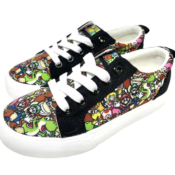 Nintendo Other - Super Mario Brothers Game Over Nintendo Boys Lace Up Shoes, 3